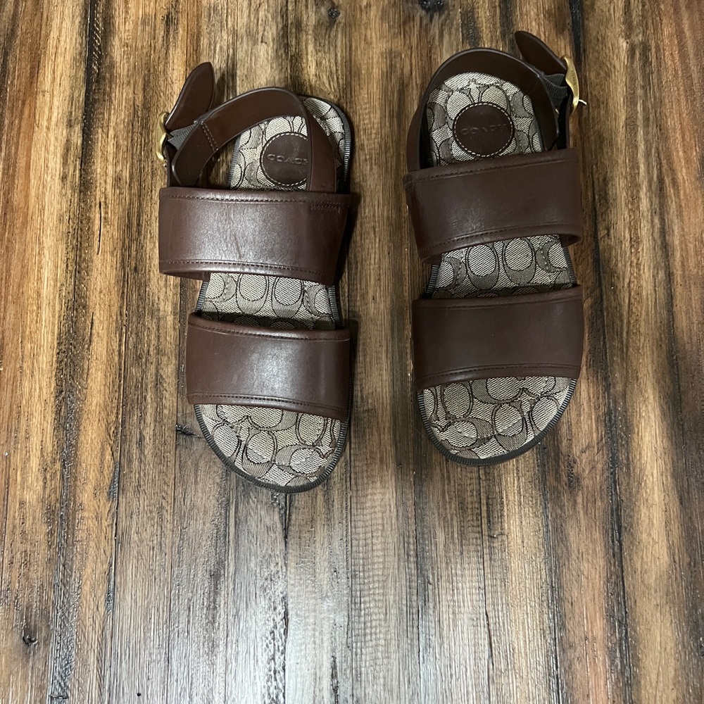 Coach Men's Julian Two Strap Sandal Size 7D Men’s US